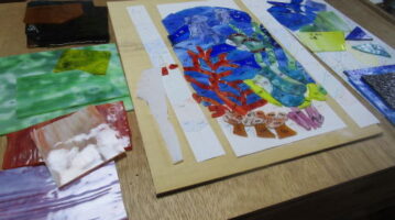 ●6面体筒形ランプ制作1