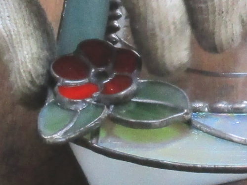 ステンドグラス 趣味で作るステンドグラスの写真たて