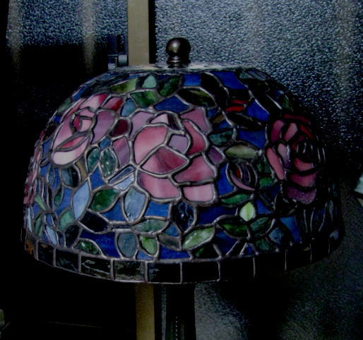 ティファニーランプ 薔薇 ステンドグラス 千葉県勝浦