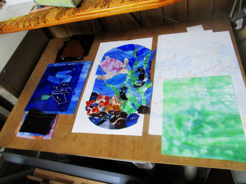 趣味で作るステンドグラス 千葉県勝浦 教室