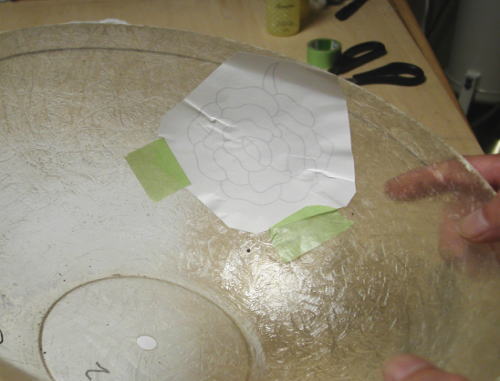 ステンドグラス ランプ作り 薔薇 千葉県 勝浦