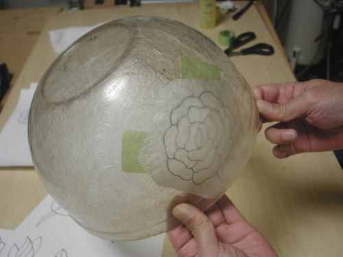 趣味 生涯学習 ステンドグラス 薔薇のティファニーランプ