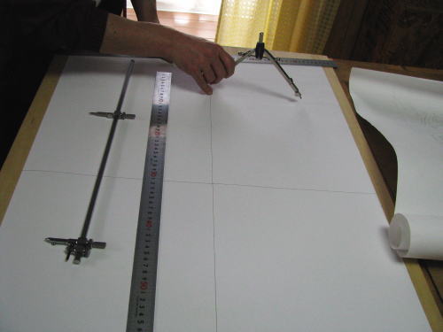 ステンドグラス 製図 入門 千葉県 勝浦