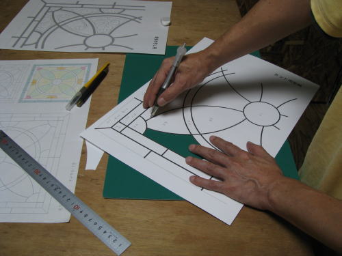 ステンドグラス 趣味 製図 初心者