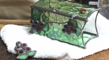 ●ステンドグラス小物作り