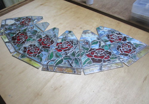 薔薇と猫のランプ作り 千葉県勝浦