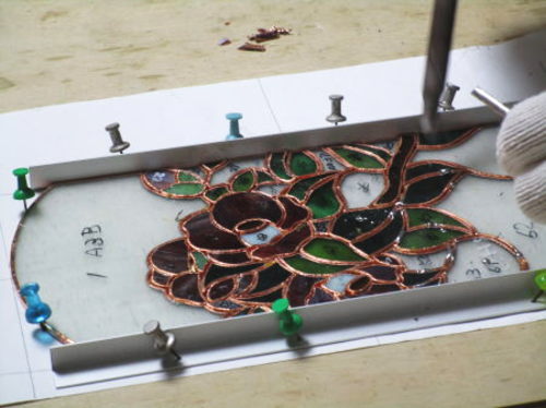 ステンドグラス 生涯学習 小物作り